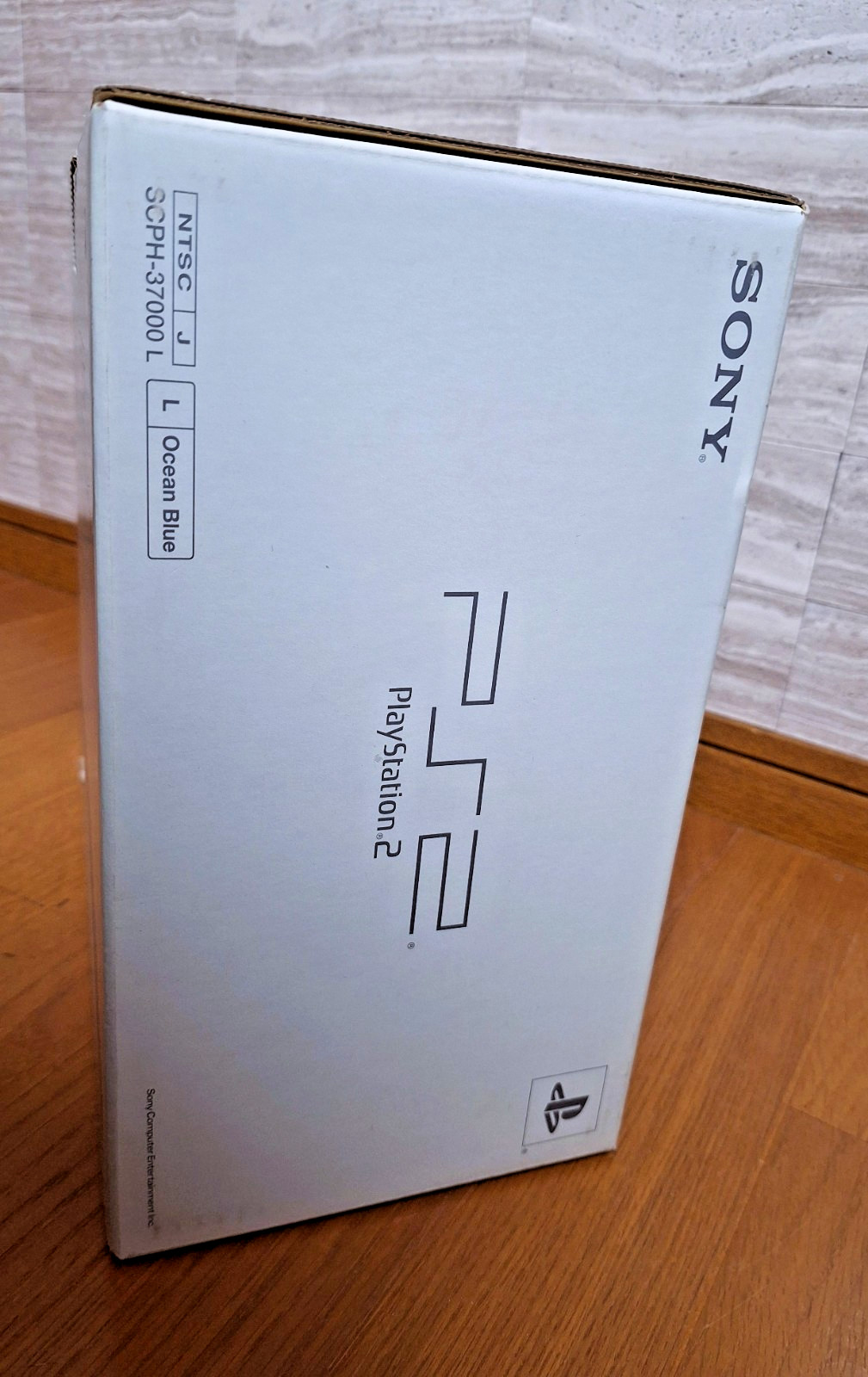 Playstation 2 Ocean Blue SCPH 37000 PS2 Console Japan *BEAUTIFUL BOX – EXCELLENT