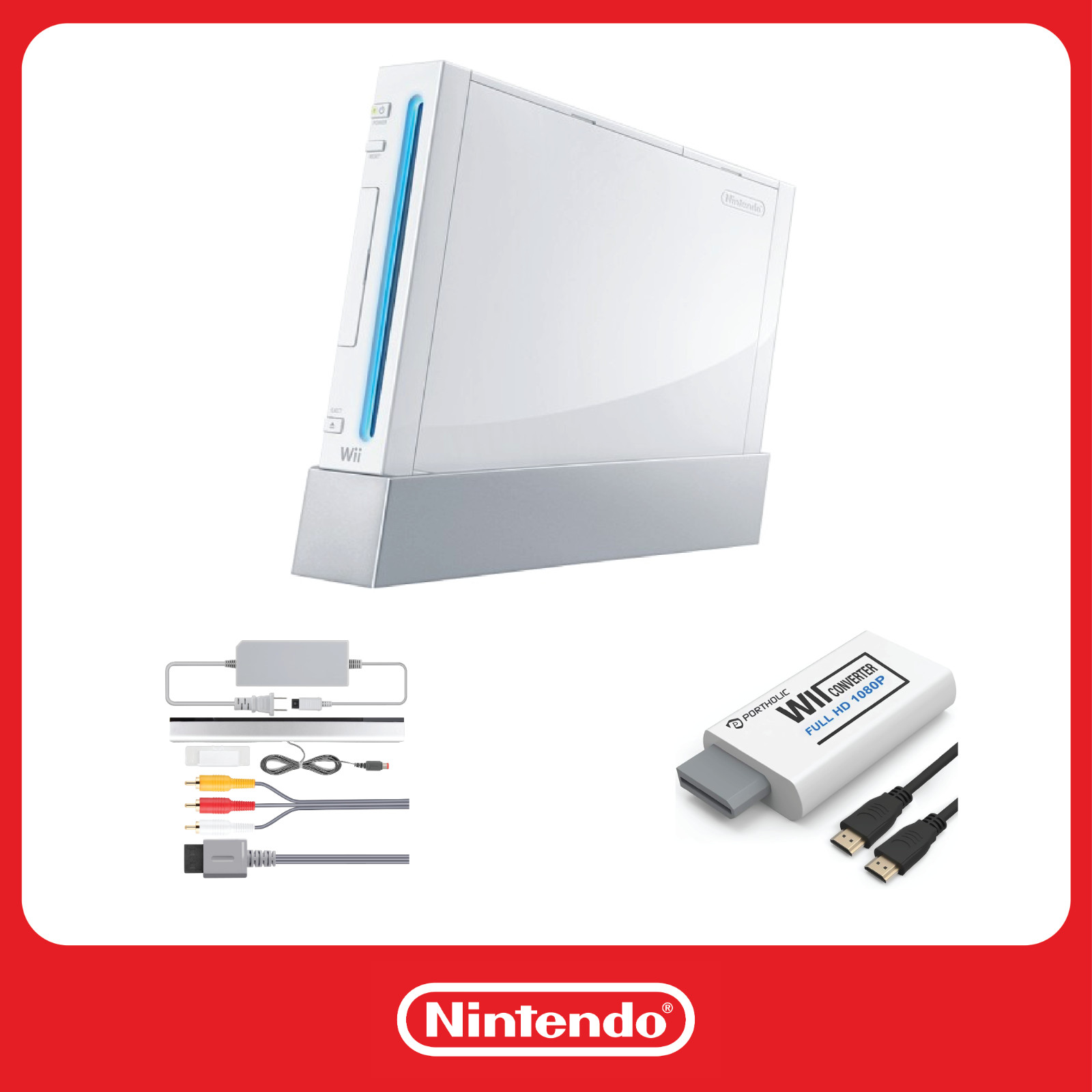 Nintendo Wii Console HDMI Bundle – Mario Kart, Wii Sports, Mario Bros – Tested!