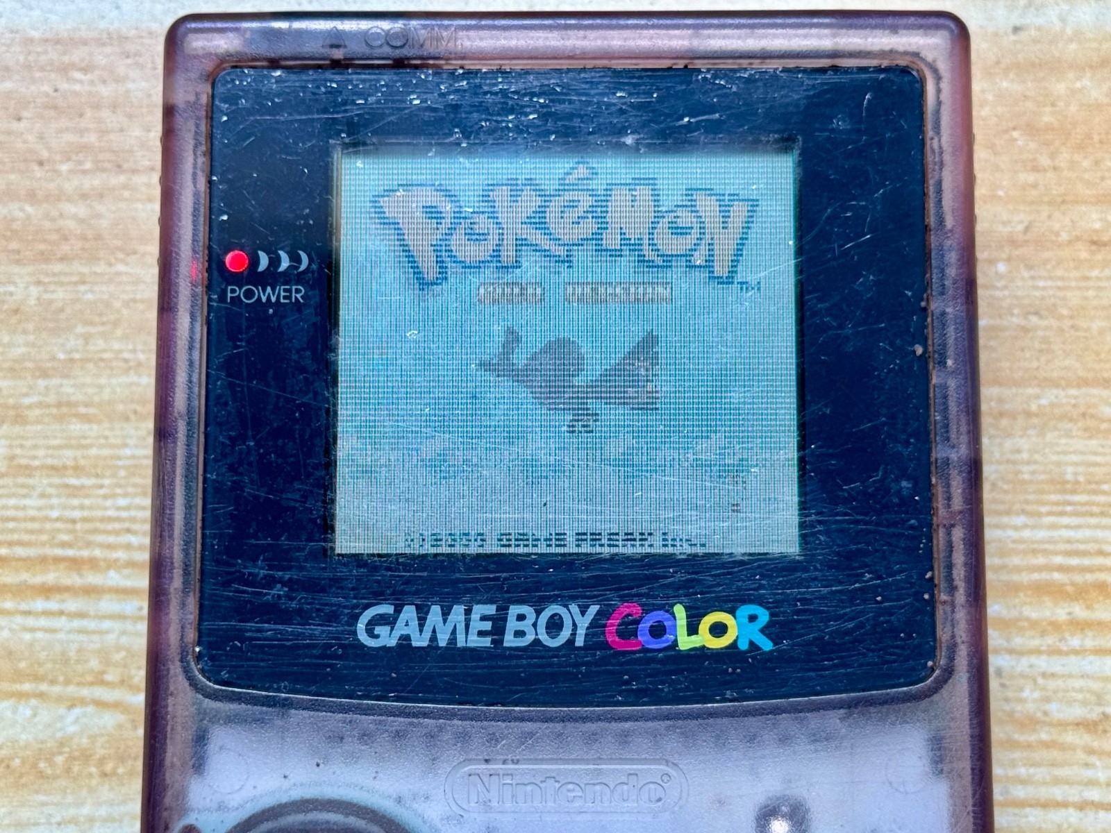 Nintendo Gameboy Color CGB-001 Atomic Translucent Purple Handheld System Console
