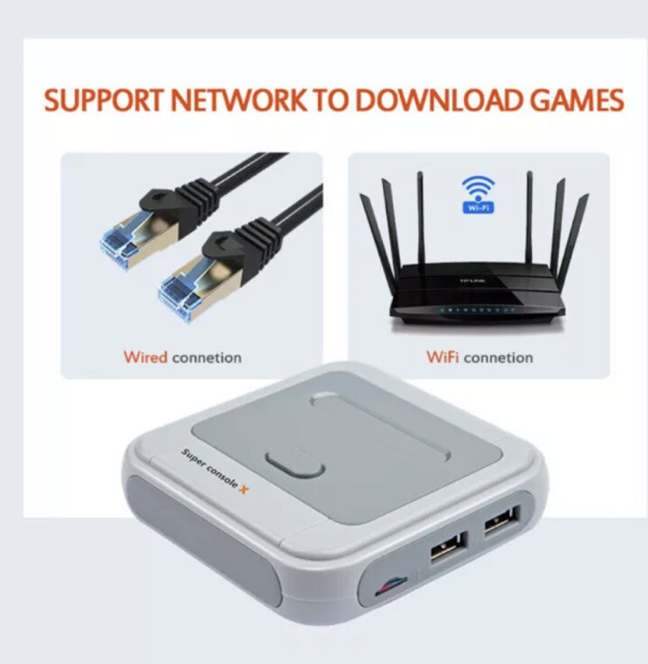 Super Console-X Pro 4K HDMI WiFi Retro HD Video Game Console Over 3000 ￼￼games