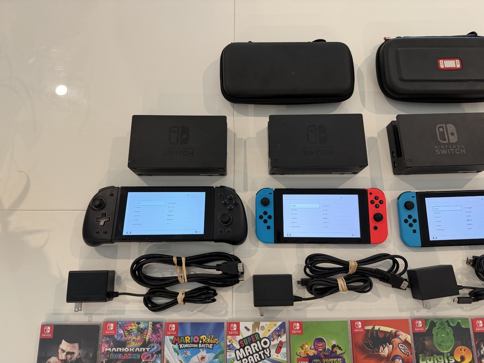 Nintendo Switch Console Lot (4 in total) + 17 Games