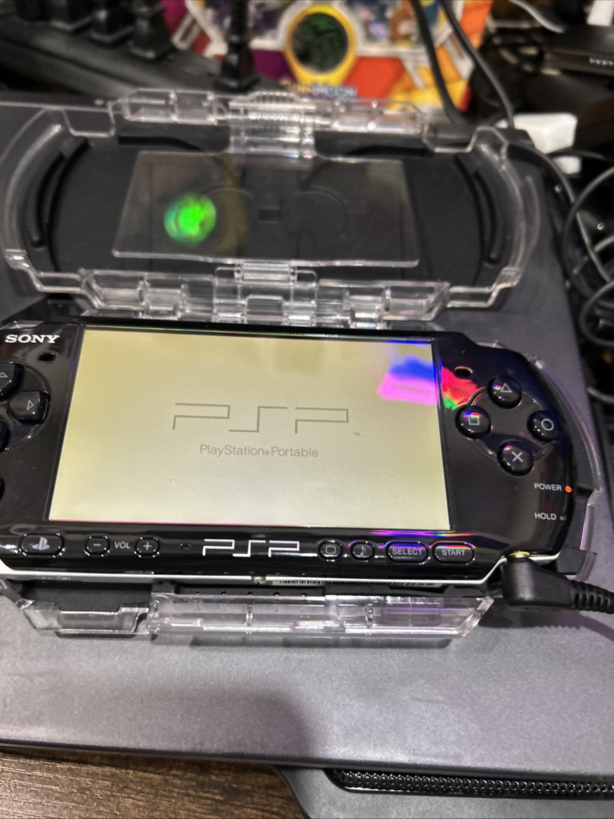 Sony PlayStation Portable PSP 3001 Black Handheld Game Console read before