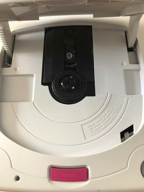 SEGA Saturn SS White Console+Controller+Cable+software HST-3220 Japan TESTED F/S