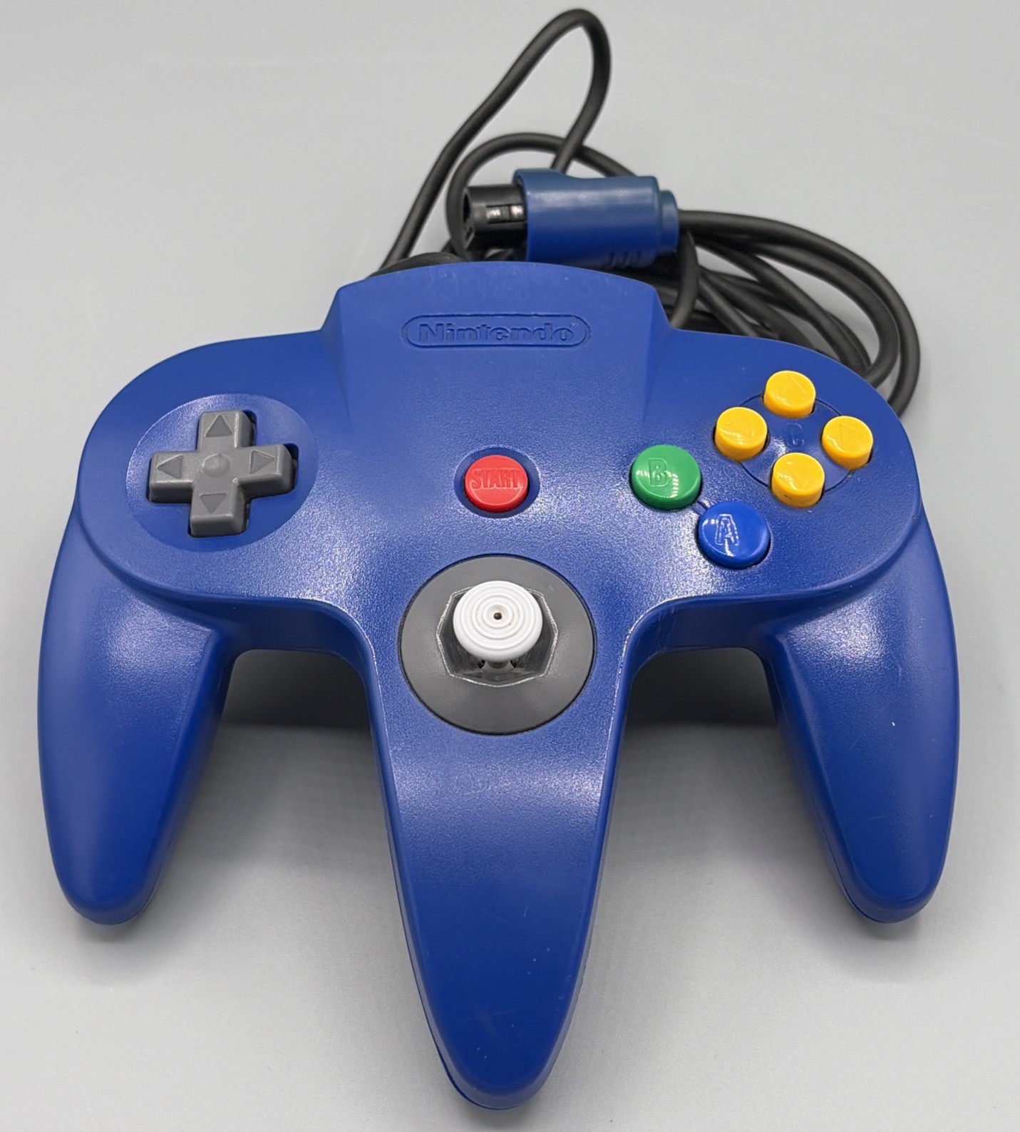 NINTENDO 64 CONSOLE BUNDLE +CABLES+ 1 CONTROLLER +1 GAME -N64 NUS-001 TESTED✅