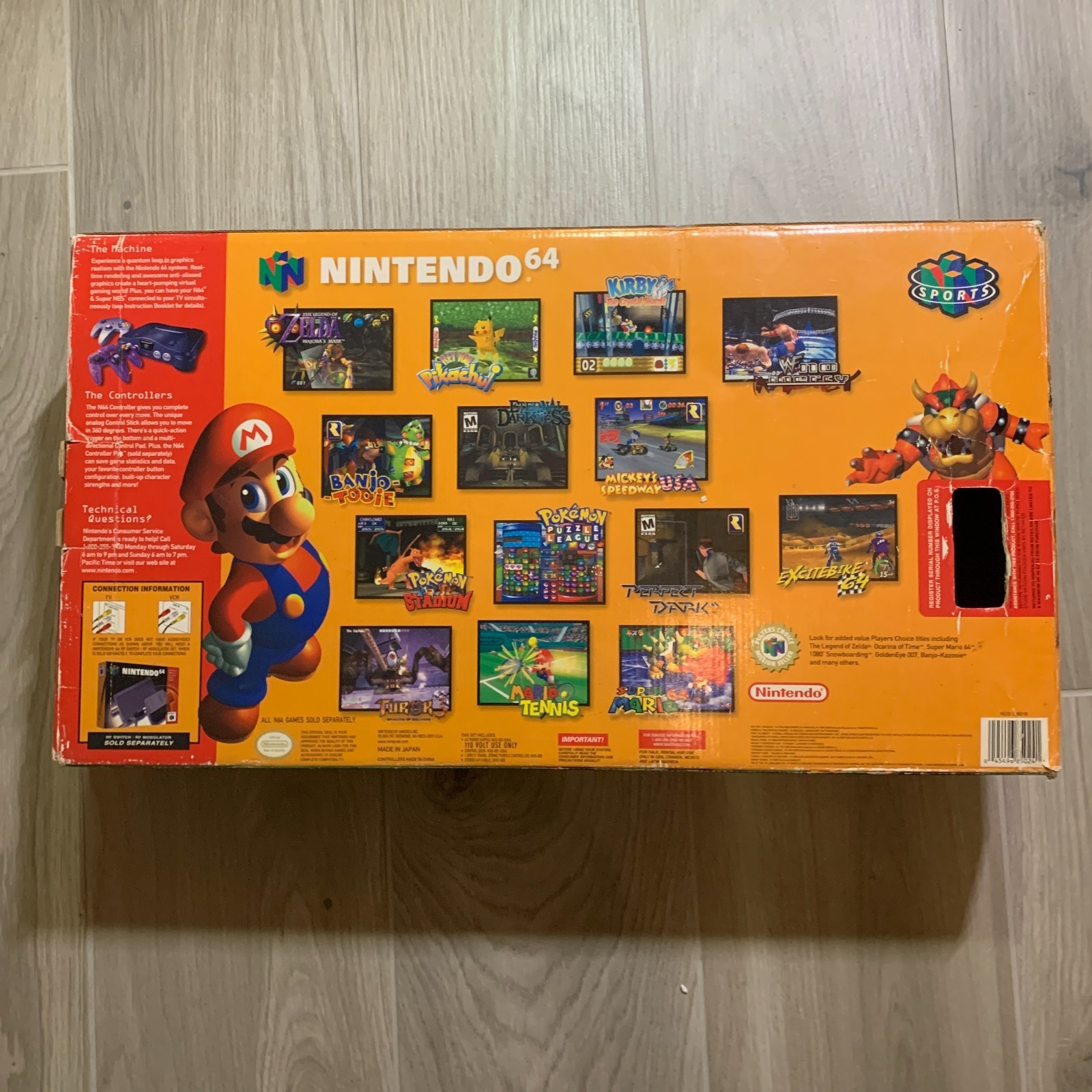 Read – Nintendo 64 N64 Console CIB No Inserts W/ Atomic Purple Controller Tested