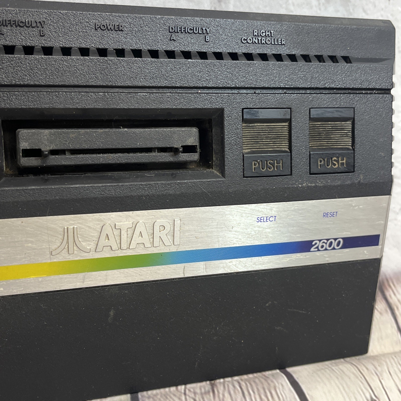 Atari 2600 Jr. Game Console *NO CORDS, GAMES OR CONTROLLERS – TESTED*