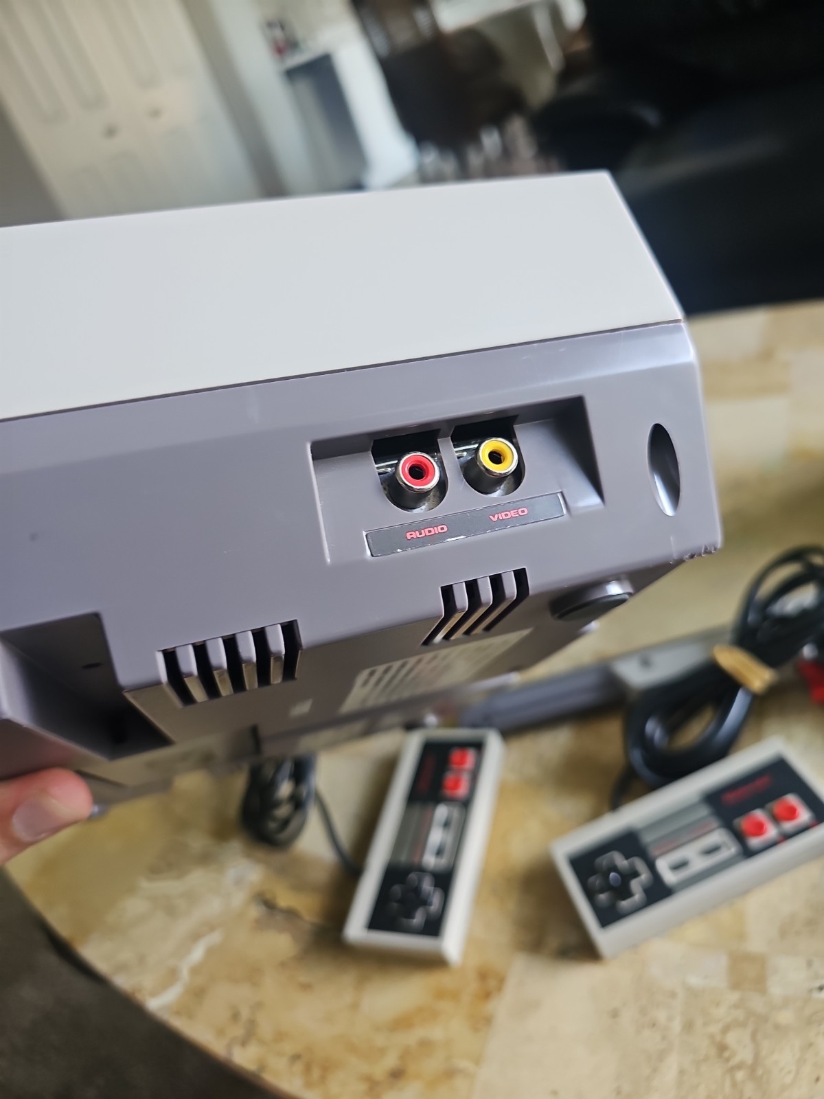 Original Nintendo NES Console Bundel Gun,3 Controllers,15 Games Tested Works