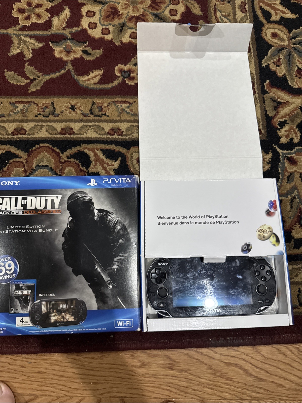 Sony PS Vita PCH-1001 Call of Duty Black Ops Limited Edition Console OLED 5″