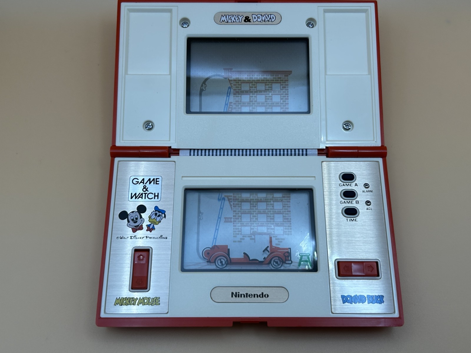 Nintendo Game & Watch MICKEY & DONALD DM-53 Multi Screen 1982 In Box 1982