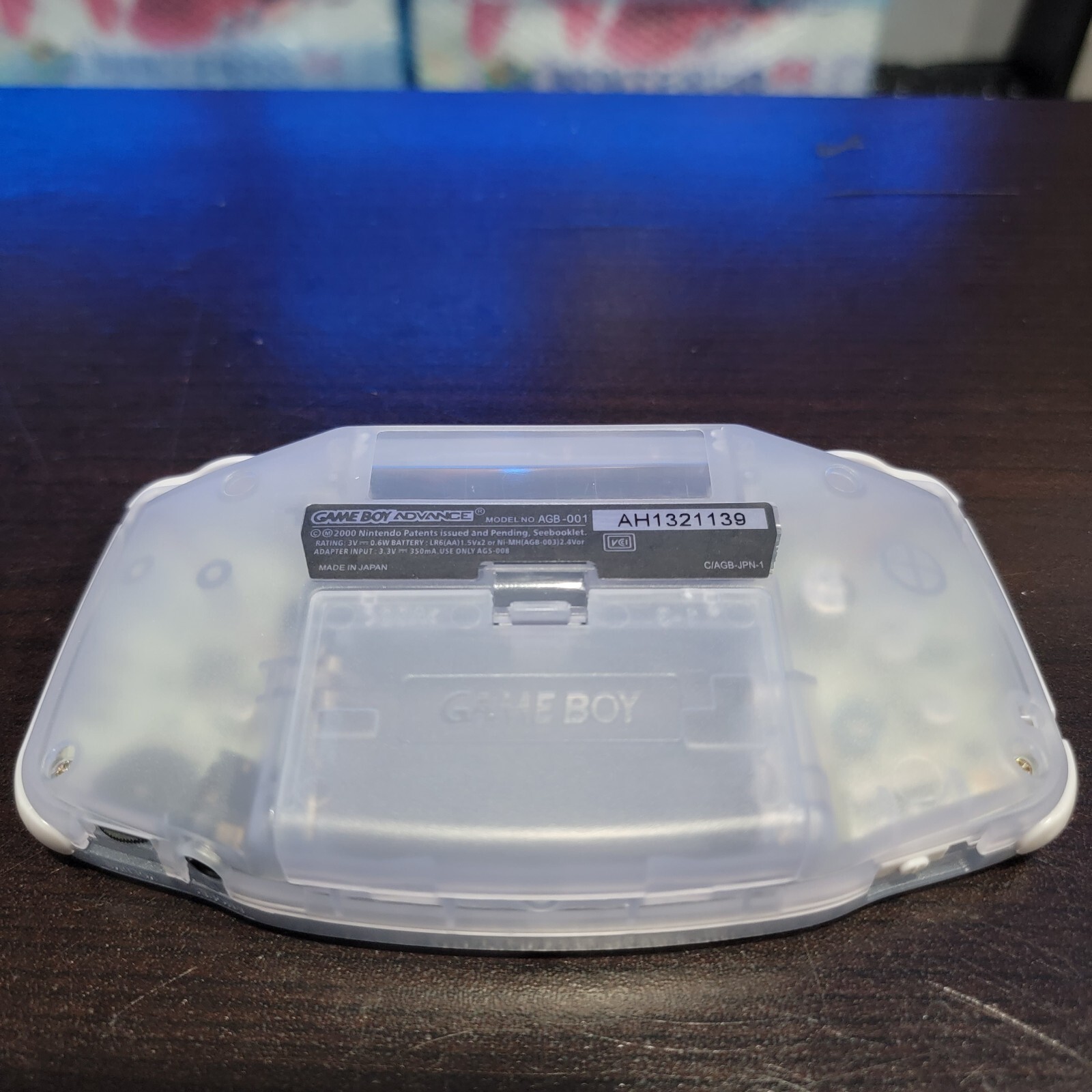 Glacial GameBoy Advance GBA Console with iPS Backlight Backlit LCD MOD