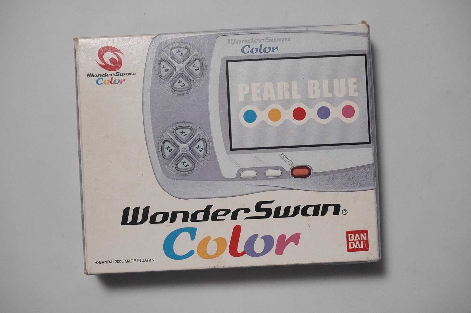 WonderSwan Color console pearl blue boxed very good Japan system US Seller
