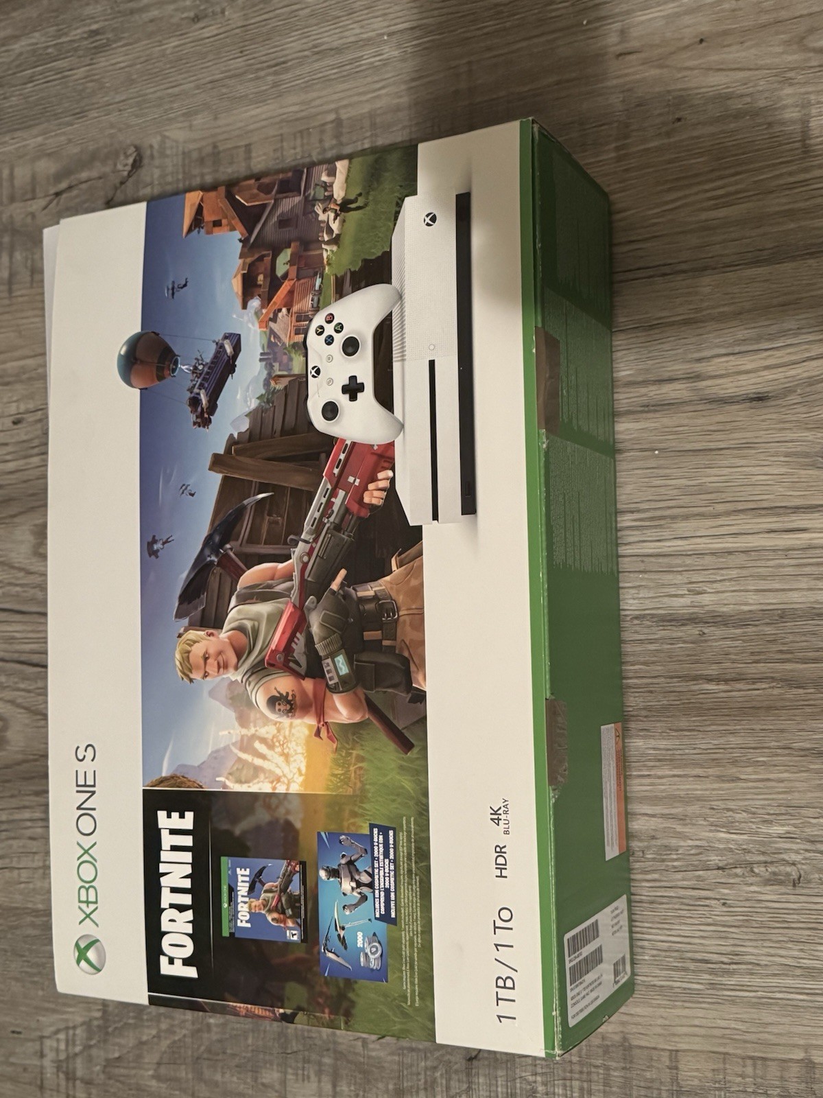 Microsoft Xbox One S 1TB Fortnite Not Included Console Bundle – White