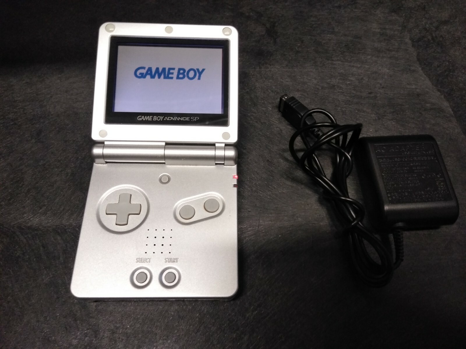 Nintendo Game Boy Advance SP Silver/Platinum Handheld System, Restored!!