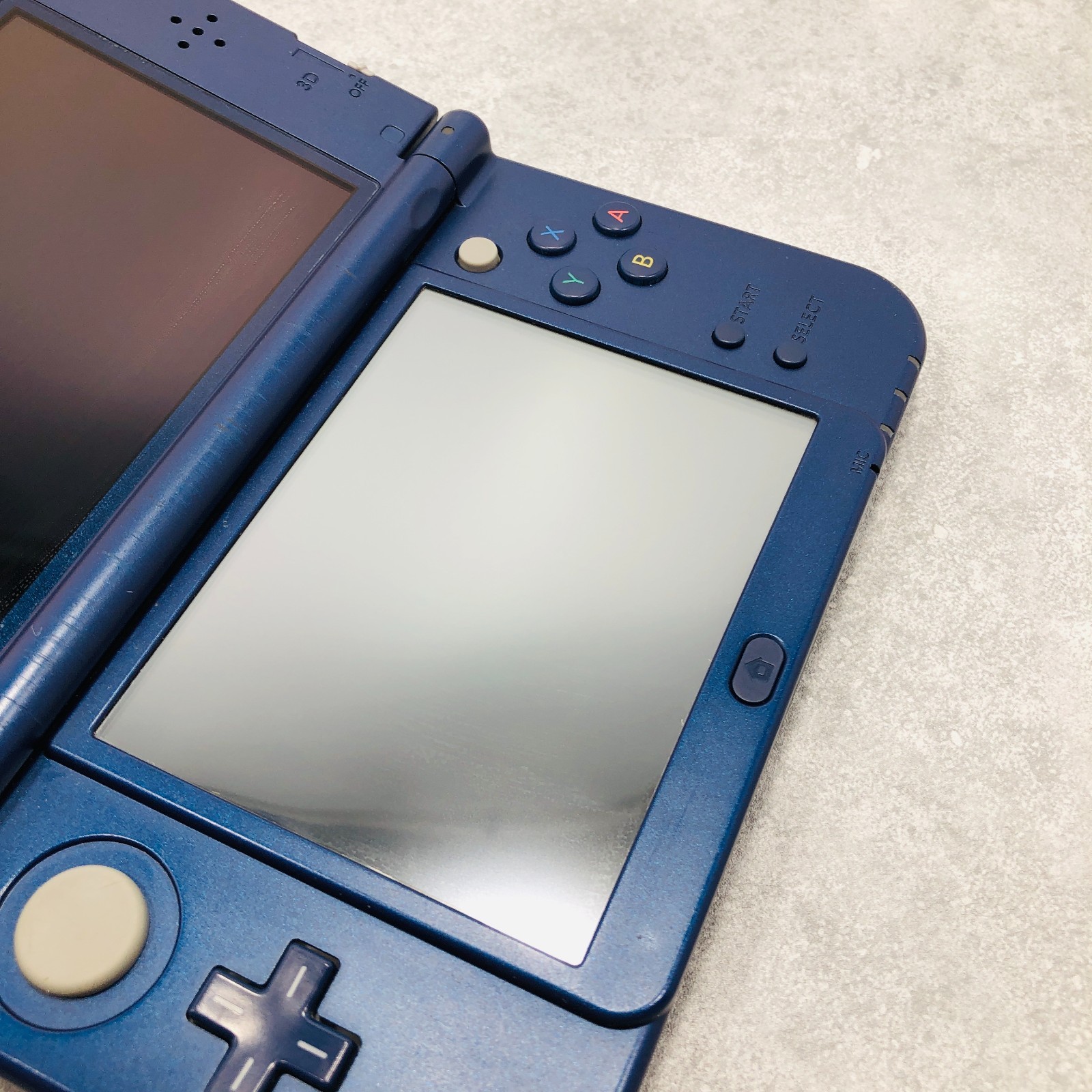 [Ex+3] Nintendo New 3DS LL XL console Metallic Blue RED-001 Japan NTSC-J 06-33
