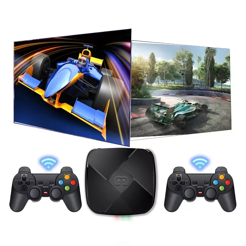 HDMI 4K TV Game Stick 32G 10000+ Game Video Game Consoles w/2*Wireless Gamepad~~