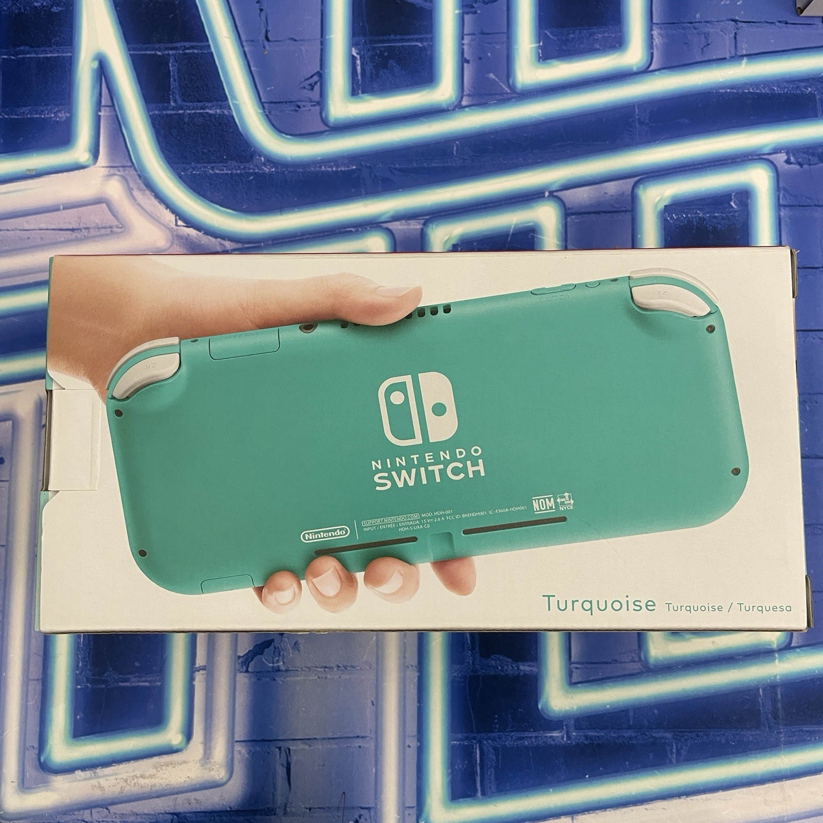 Nintendo Switch Lite HDH-001 Handheld Game Console Turquoise USB Bluetooth 32GB