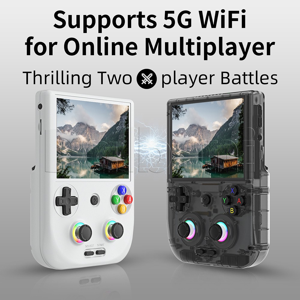 RG406V Anbernic Gray Retro Handheld Game Console Android 13 WIFI 4-inch 4K Games