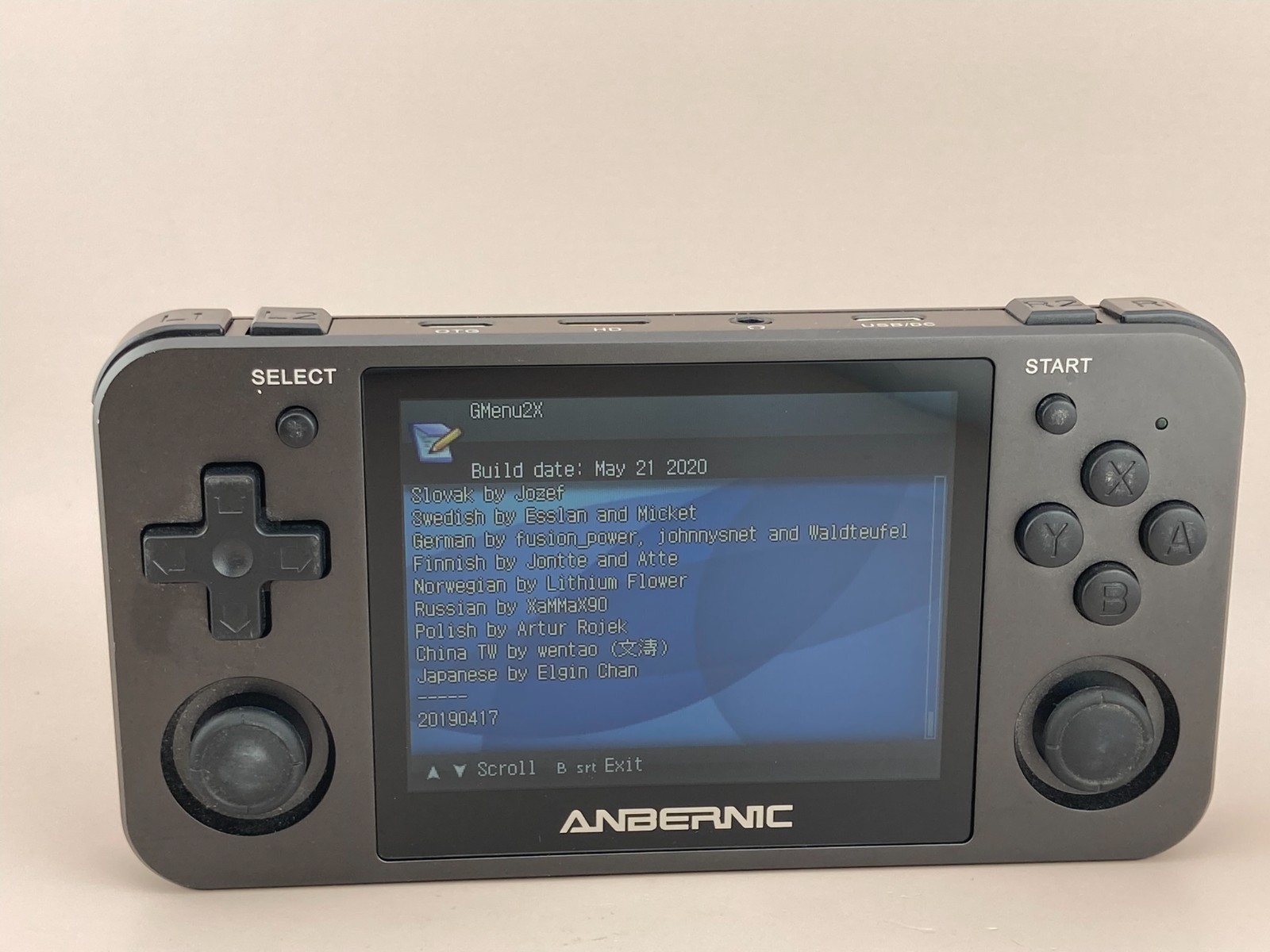 ANBERNIC RG350m 16G Retro Android Gaming Handheld Console, SD