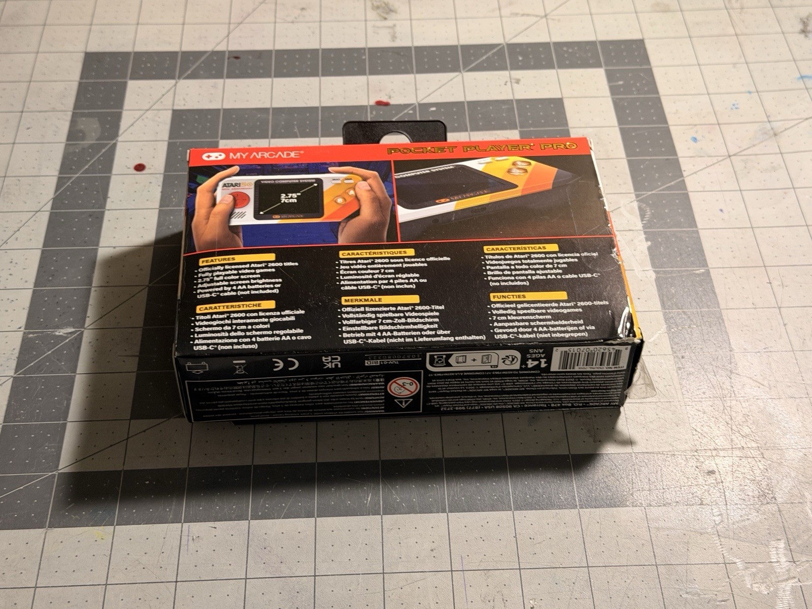 My Arcade Atari 50th Anniversary Pocket Player Pro Handheld Console, USB-C