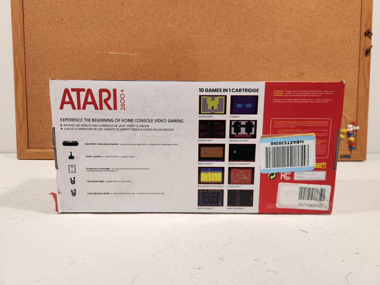 Atari 2600+ Plus HDMI Console, 10 in 1 Game Cart, 1 Joystick