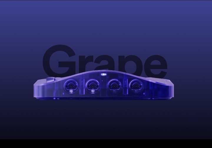 Analogue 3D N64 Funtastic Grape Purple HDMI FPGA Console with 8bitdo Controller