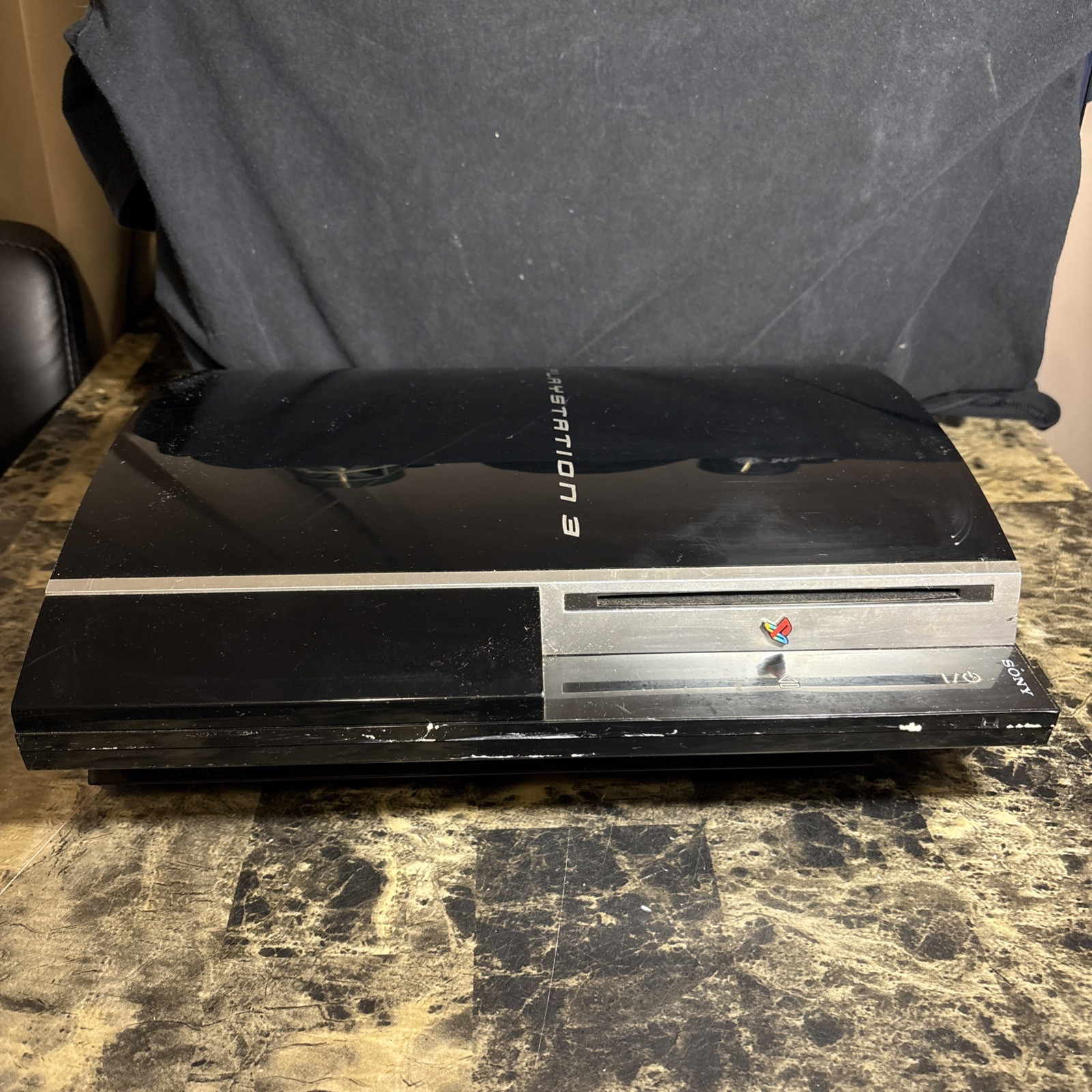 Sony PlayStation 3 Black 40GB Model CECHH01 System Console Only Tested & Working