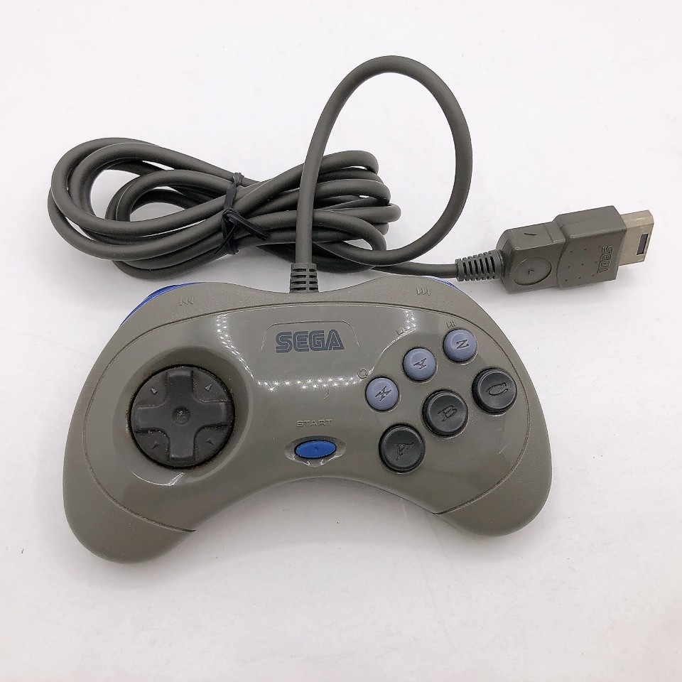 Sega Saturn Console System HST-3210 Gray Japan NTSC-J Japanese Tested