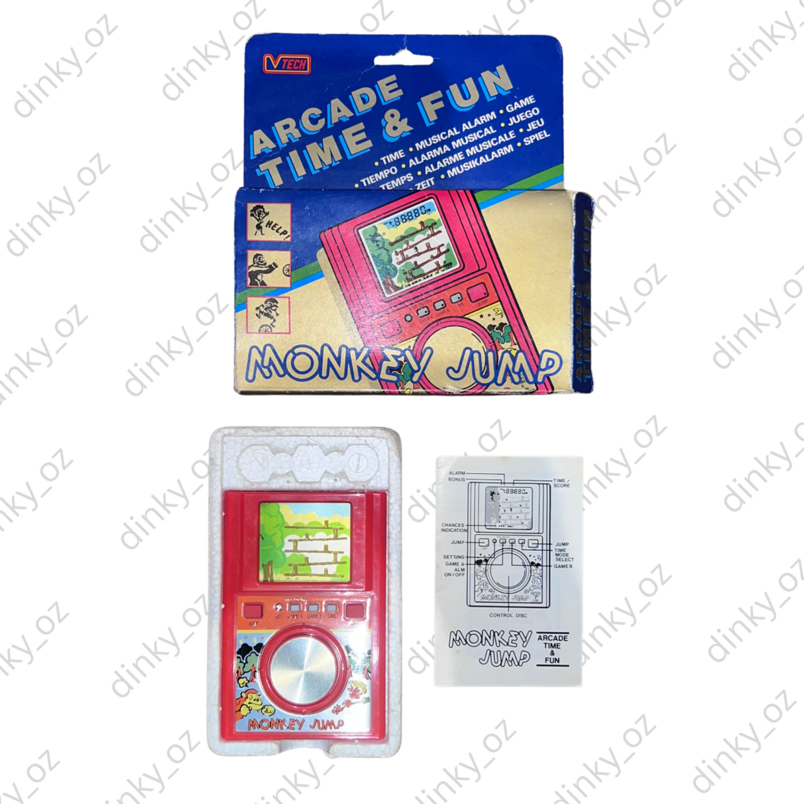 V-Tech Time & Fun ‘Monkey Jump’ COMPLETE IN BOX