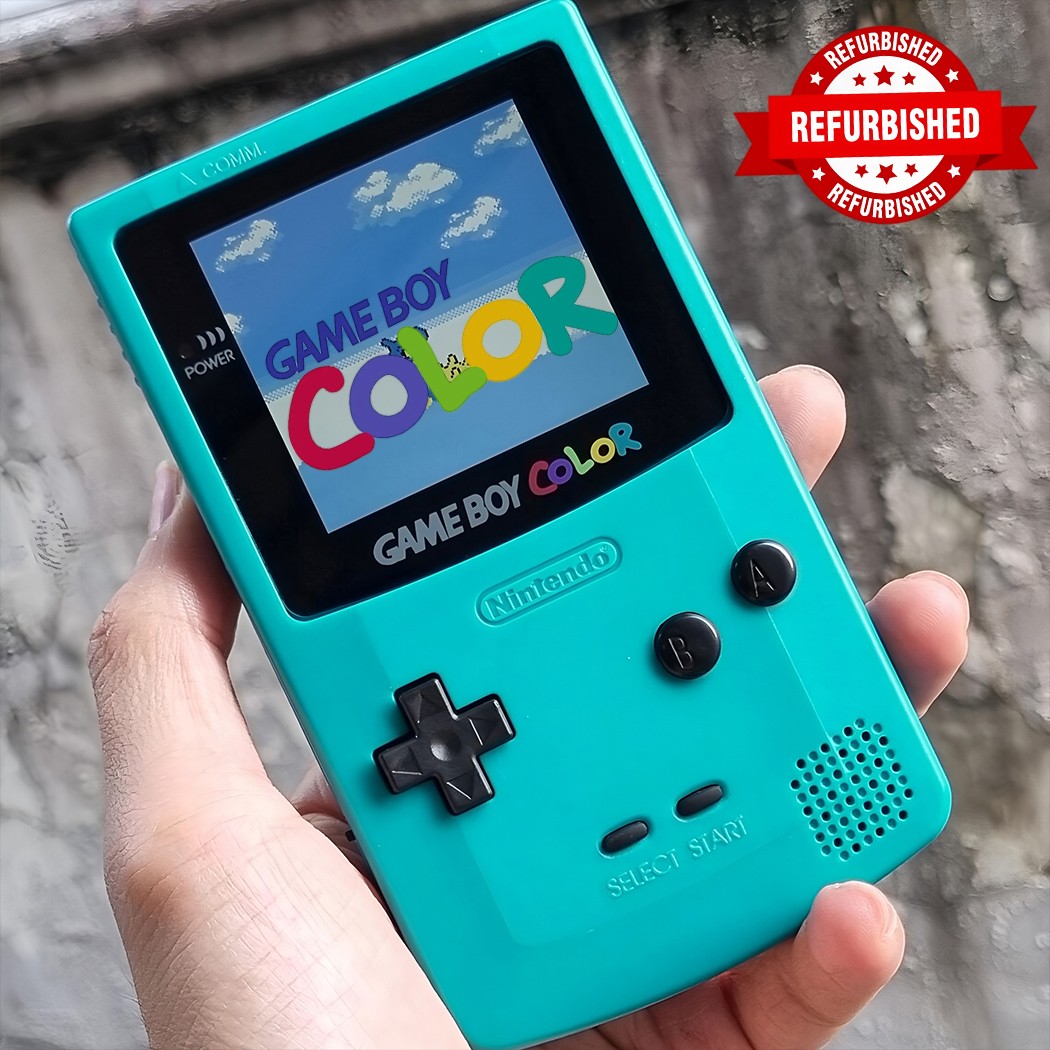 Nintendo Game Boy Color Console Handheld System Cleaned Tested New CaseRenewed