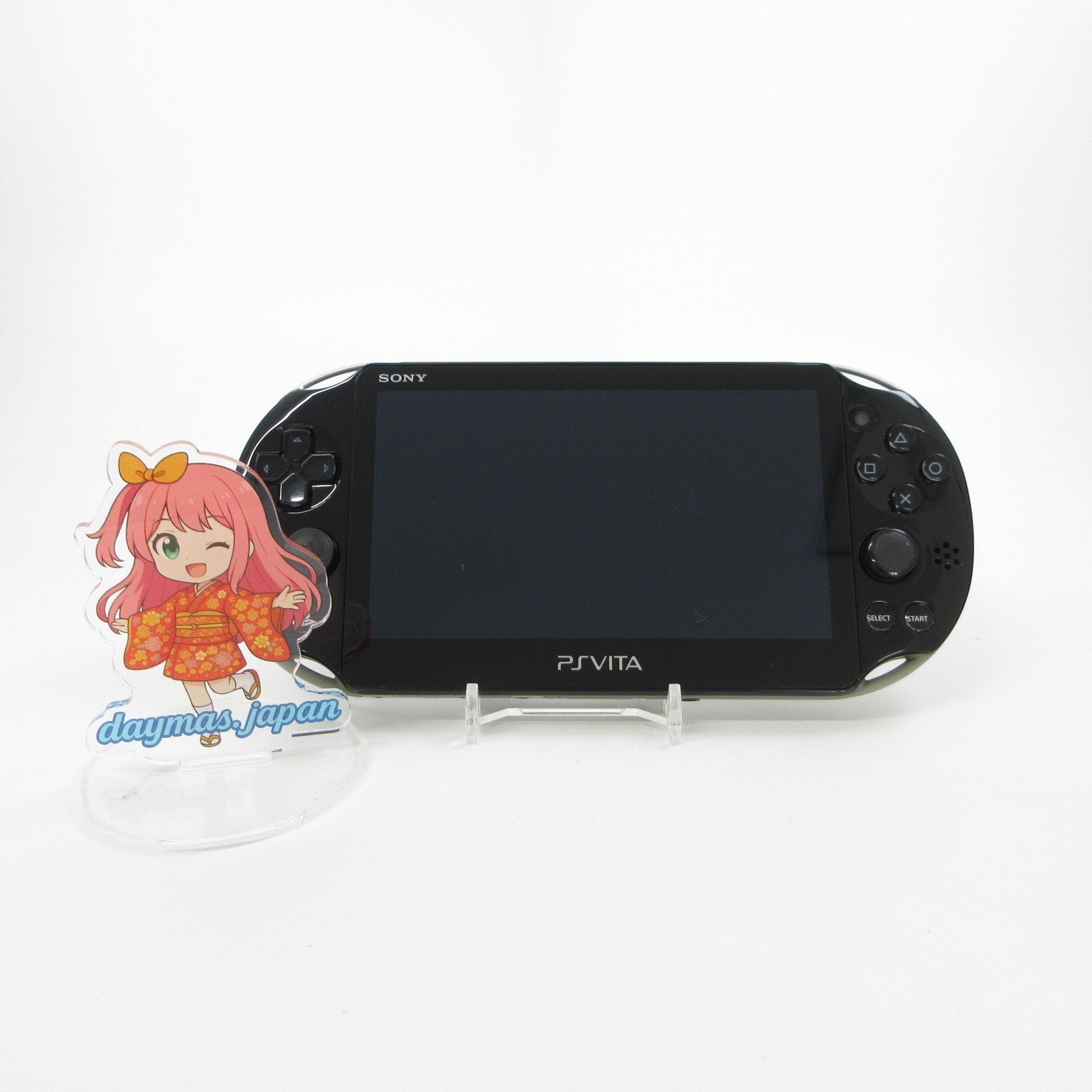 【Near Mint】Sony PS Vita PCH-2000 Khaki / Black Wi-Fi Model Console only #DEN2/08