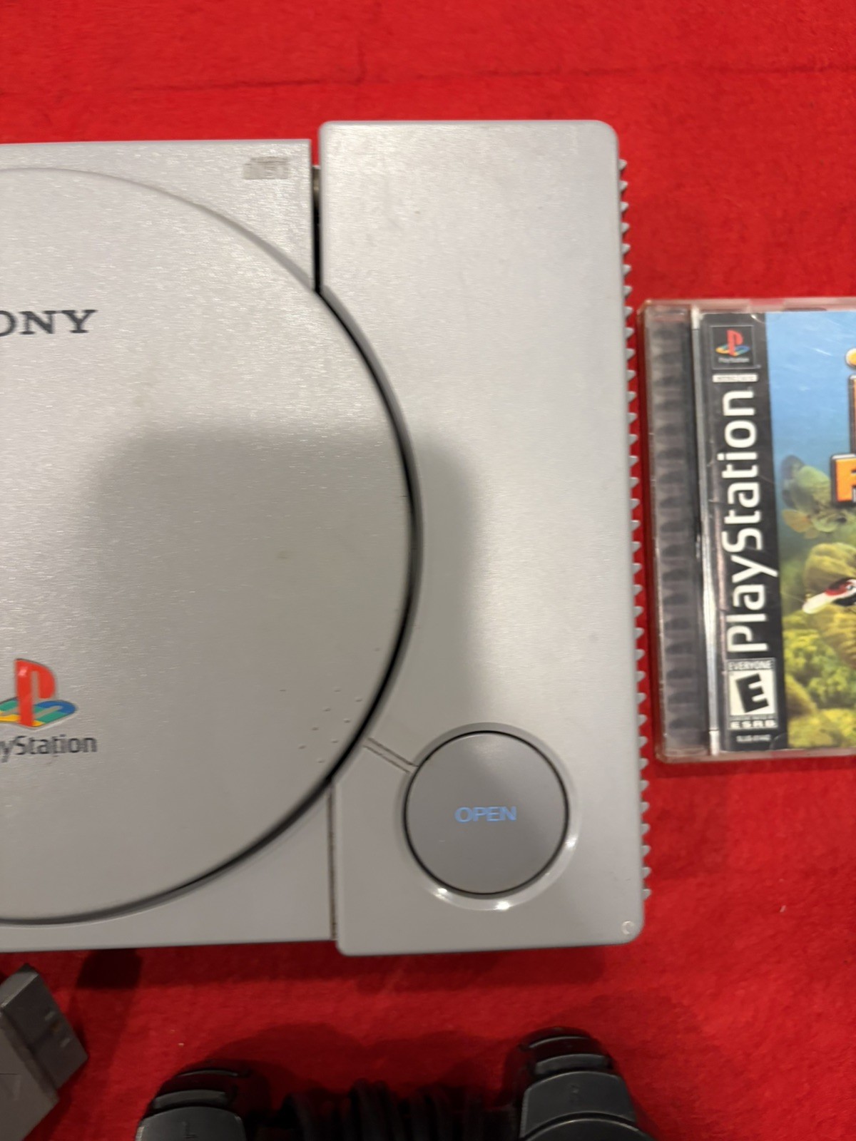 SONY PS1 Playstation 1 with 2 controller, 1 Game and power cable, Tested