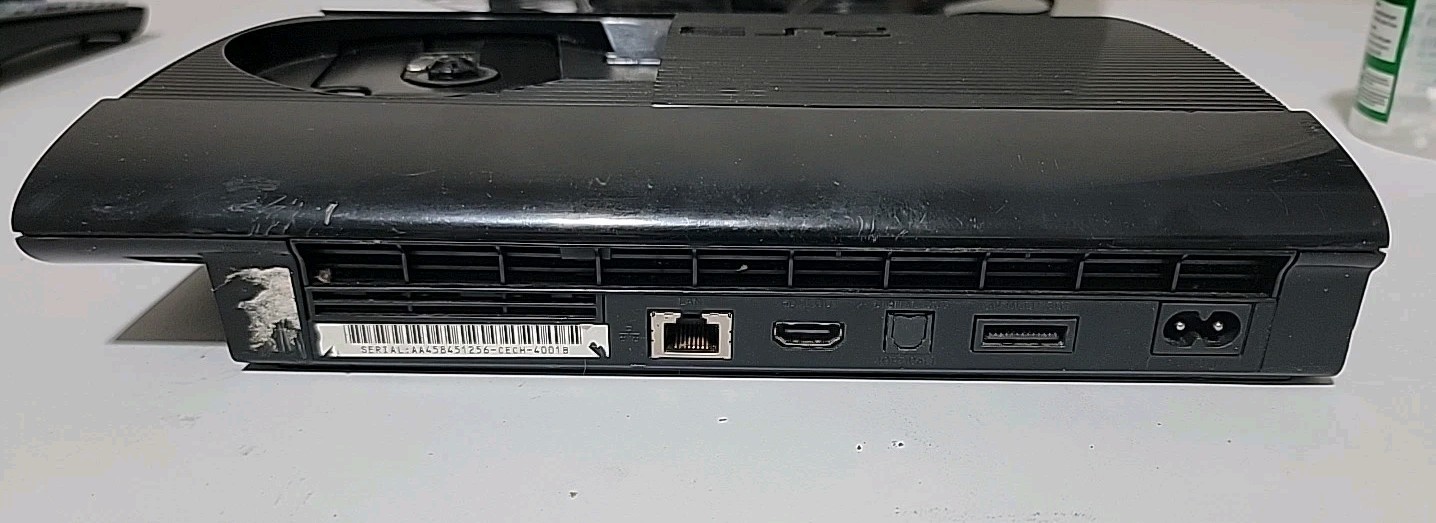 Sony PS3 Super Slim CECH-4001B Console 250GB FOR PARTS/REPAIR SOLD AS IS