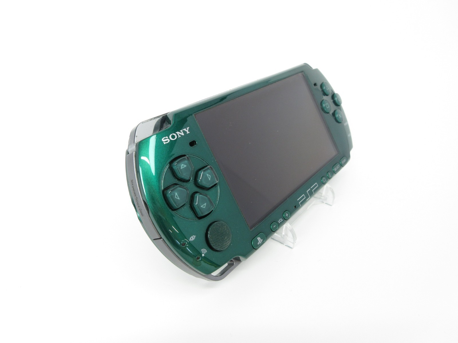 【Very Good】Sony PSP-3000 Spirited Green Console No Battery Japan Ver. #DEN0523/0