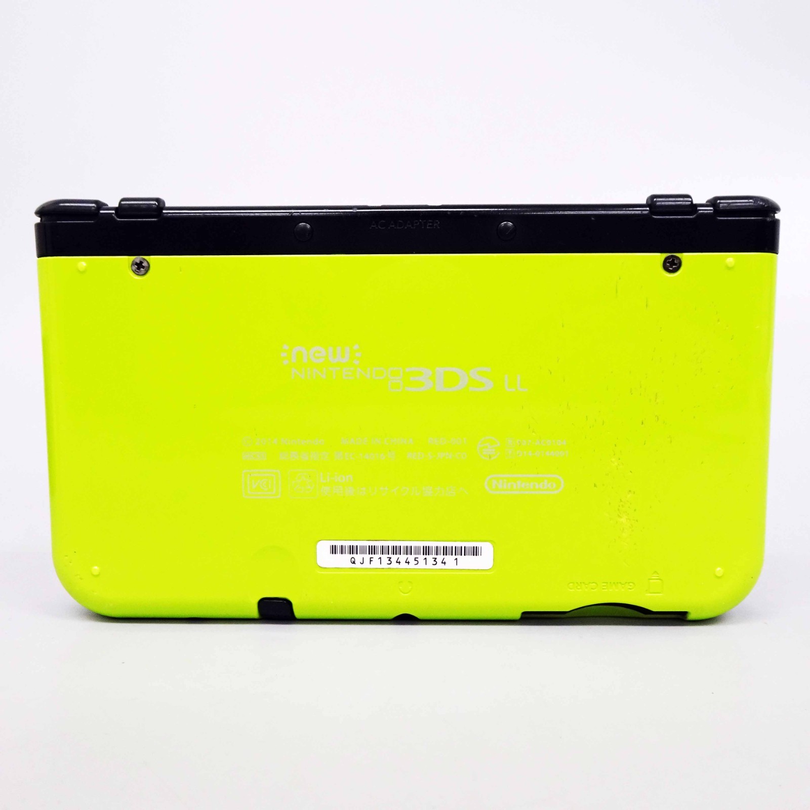New Nintendo 3DS LL XL Lime Green Black Console Handheld System Japan Tested