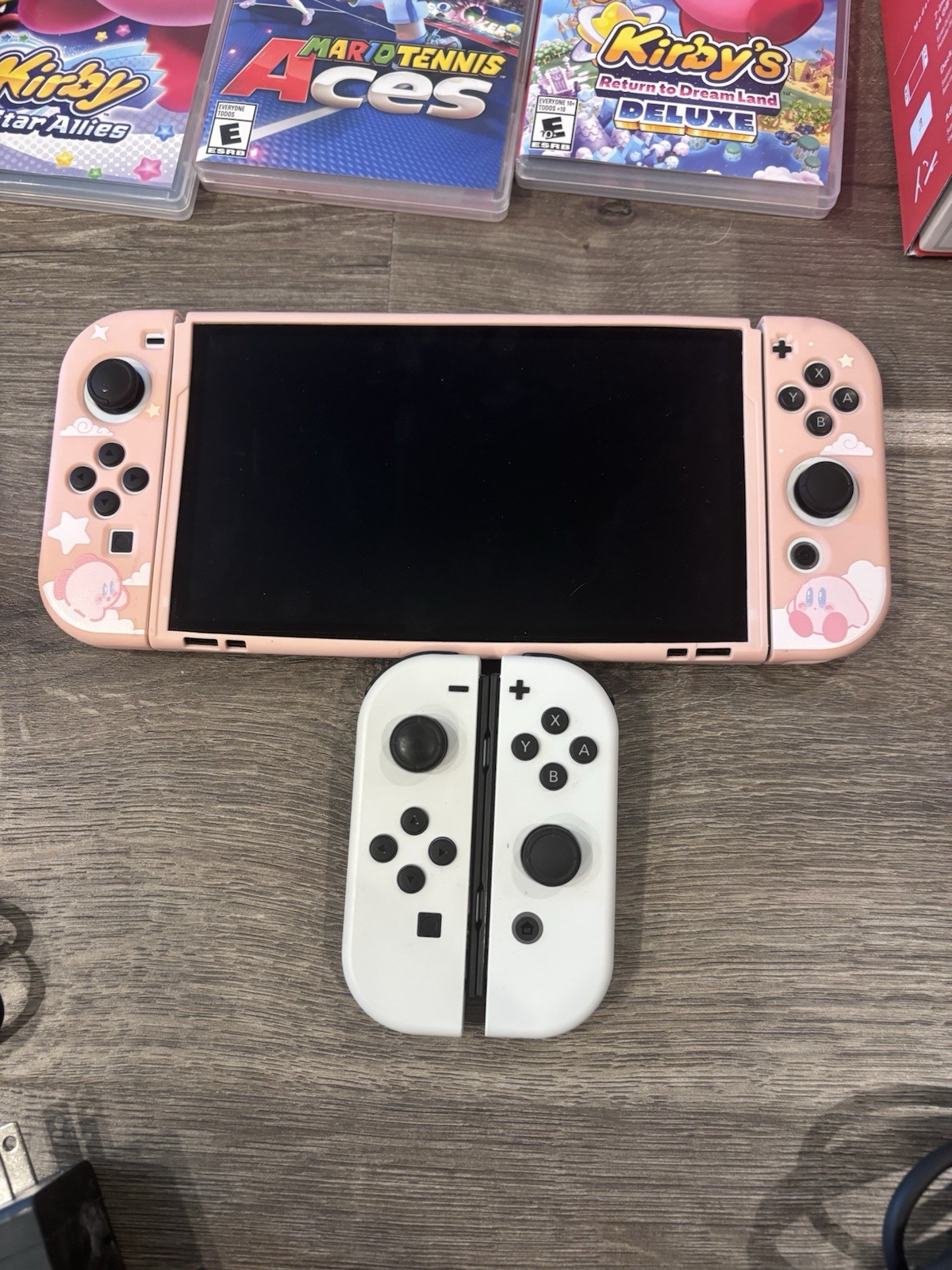 Nintendo Switch OLED Bundle Console with Joy Cons, Dock, 4 Games & 128GB SD Card