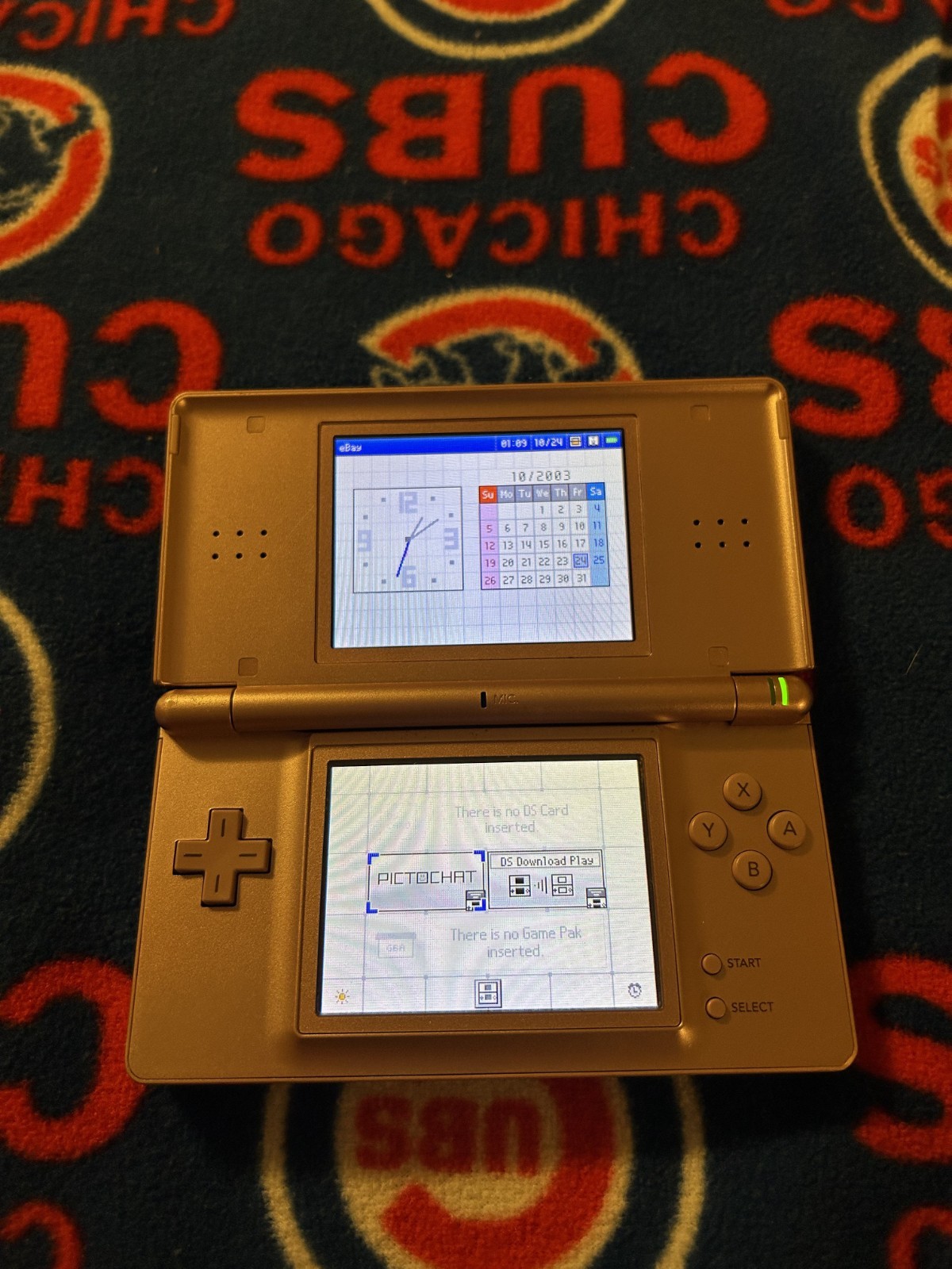 Nintendo DS Lite Nintendogs Edition Metallic Rose Console RARE w/ Charger Stylus
