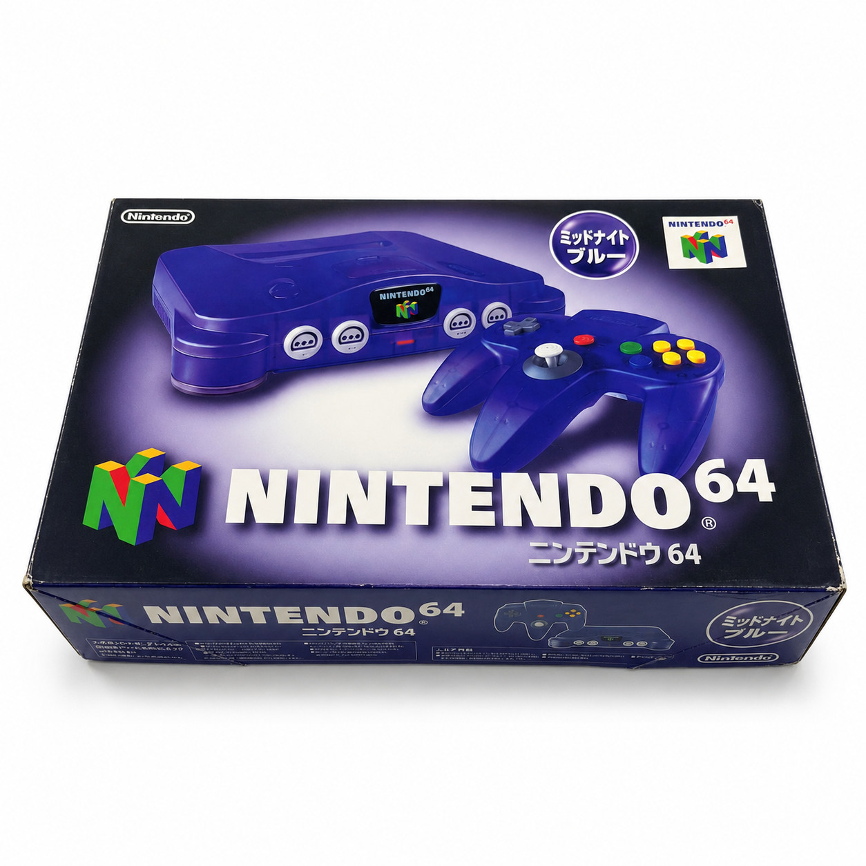 Nintendo 64 N64 Console Midnight Blue LE Pokemon Game Set w/Box Rare Japan JP