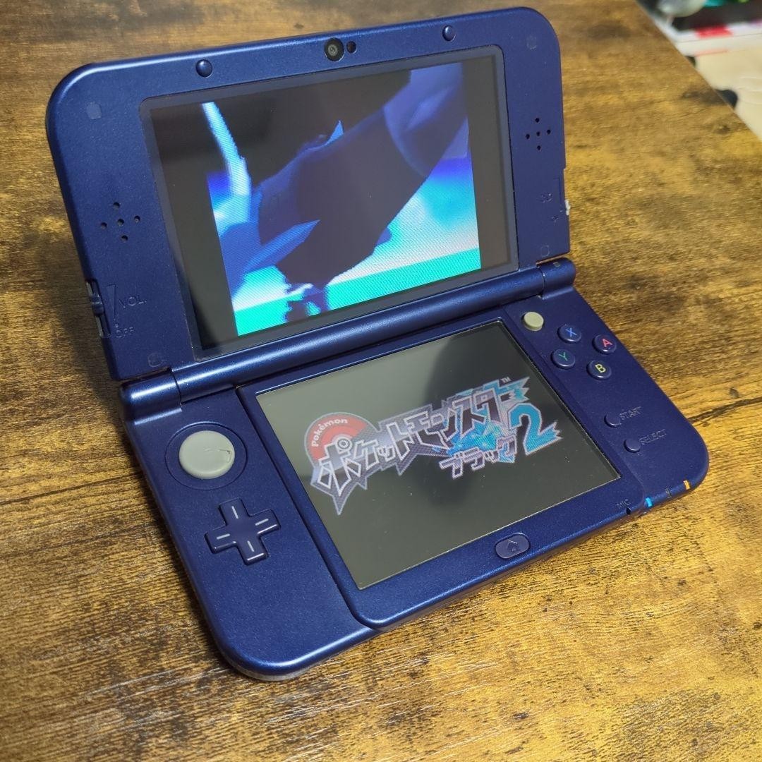 3DS/2DS/DS New Nintendo 3Dsll Metallic Blue Pokebank Black 2 Ultra Sun Japan