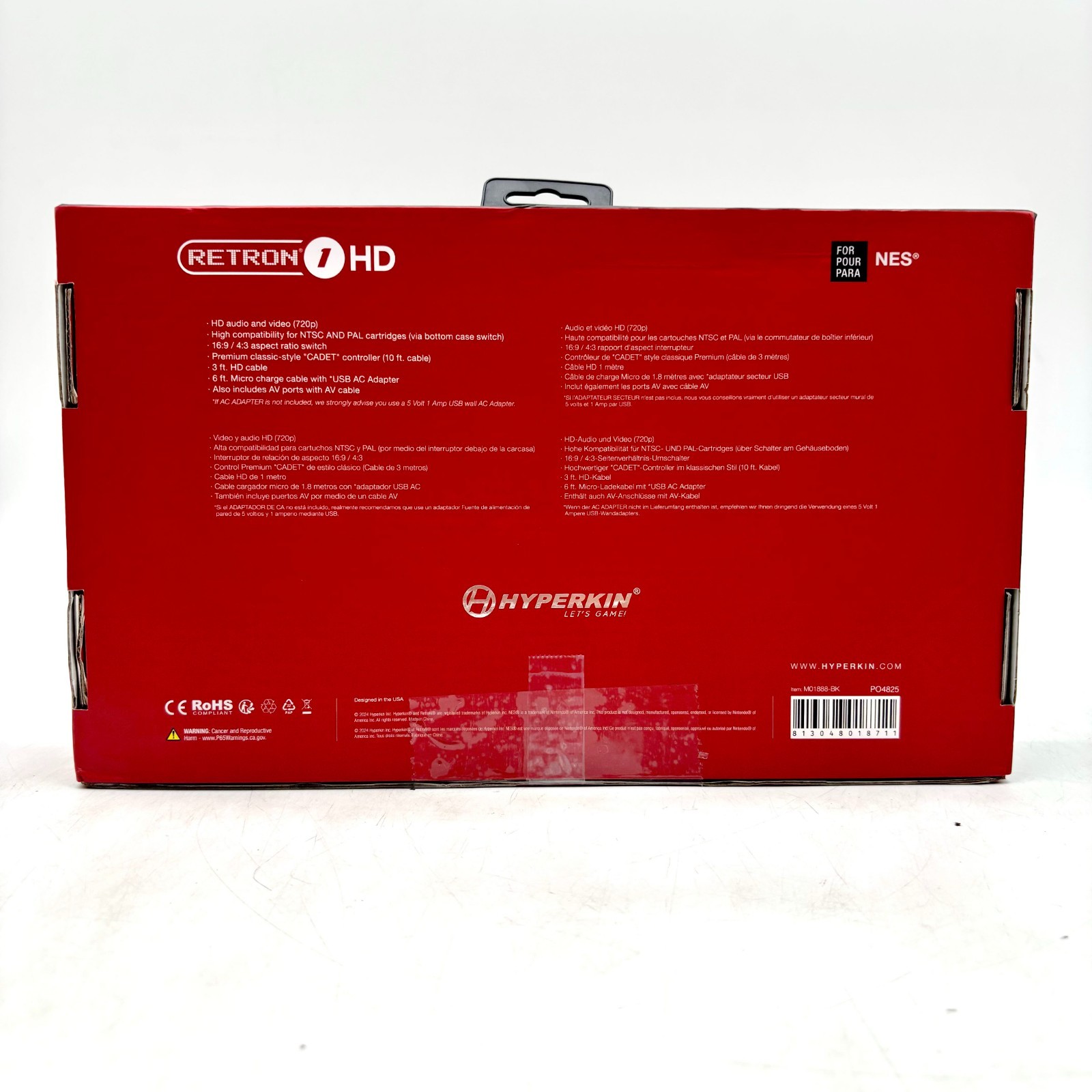 Hyperkin RetroN 1 High Definition Gaming Premium Retro Console for NES – Black