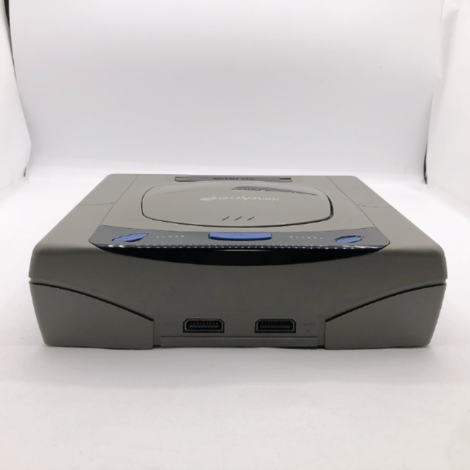 Sega Saturn Console System HST-3210 Gray Japan NTSC-J Japanese Tested