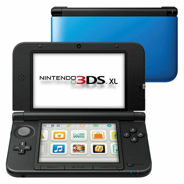 Nintendo 3DS XL Blue Black Handheld System Tested Works! 2