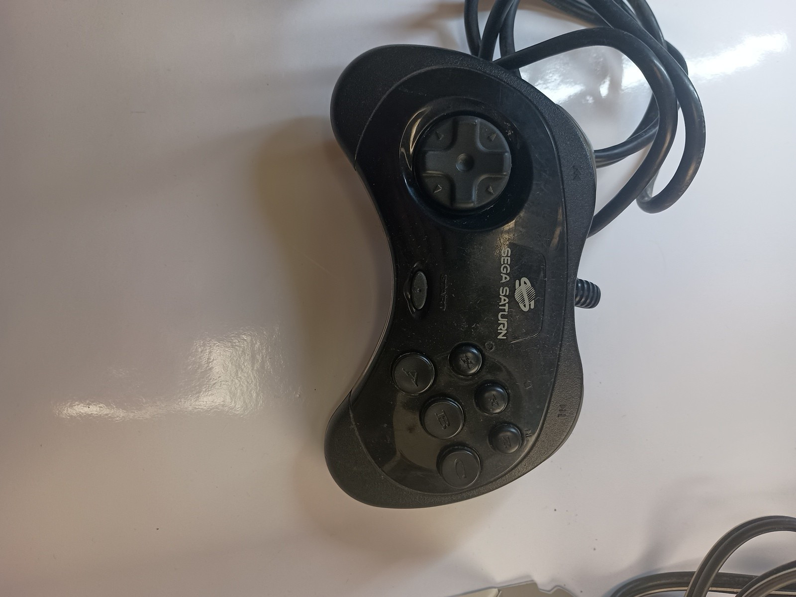 Tested Sega Saturn Console With Controllers, Cords, And NHL All Star Hockey