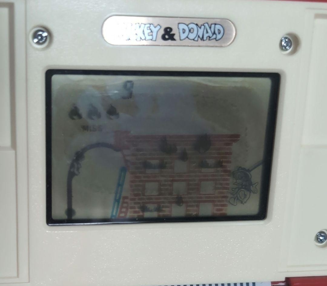 Nintendo Game & Watch Mickey & Donald DM-53 Japan 1982 F/S Vintage Collectible