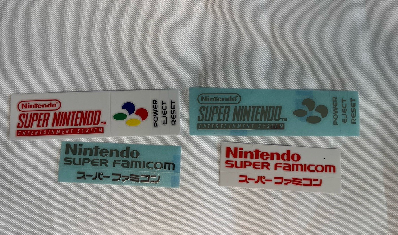 Nintendo Super Famicom Super Nintendo New Transparent Purple Shell Region Free