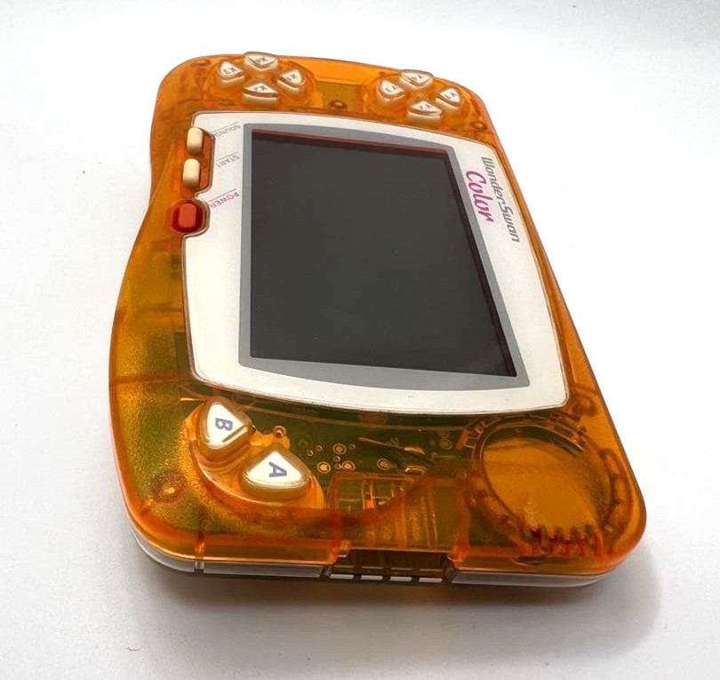 Bandai WonderSwan Color Clear Orange WSC-001 Tested Working Good From JPN Cond
