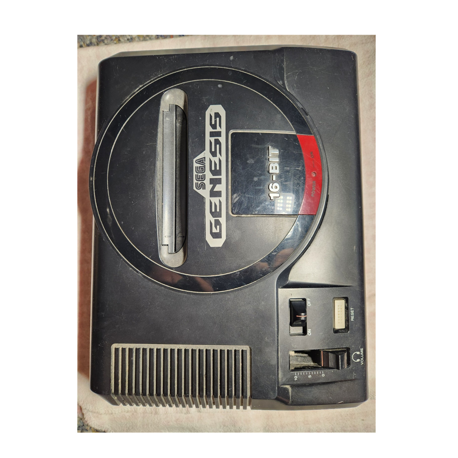 SEGA Genesis 16-Bit Console MK-1601 Black RF NTSC-U/C (US/Canada) 1992