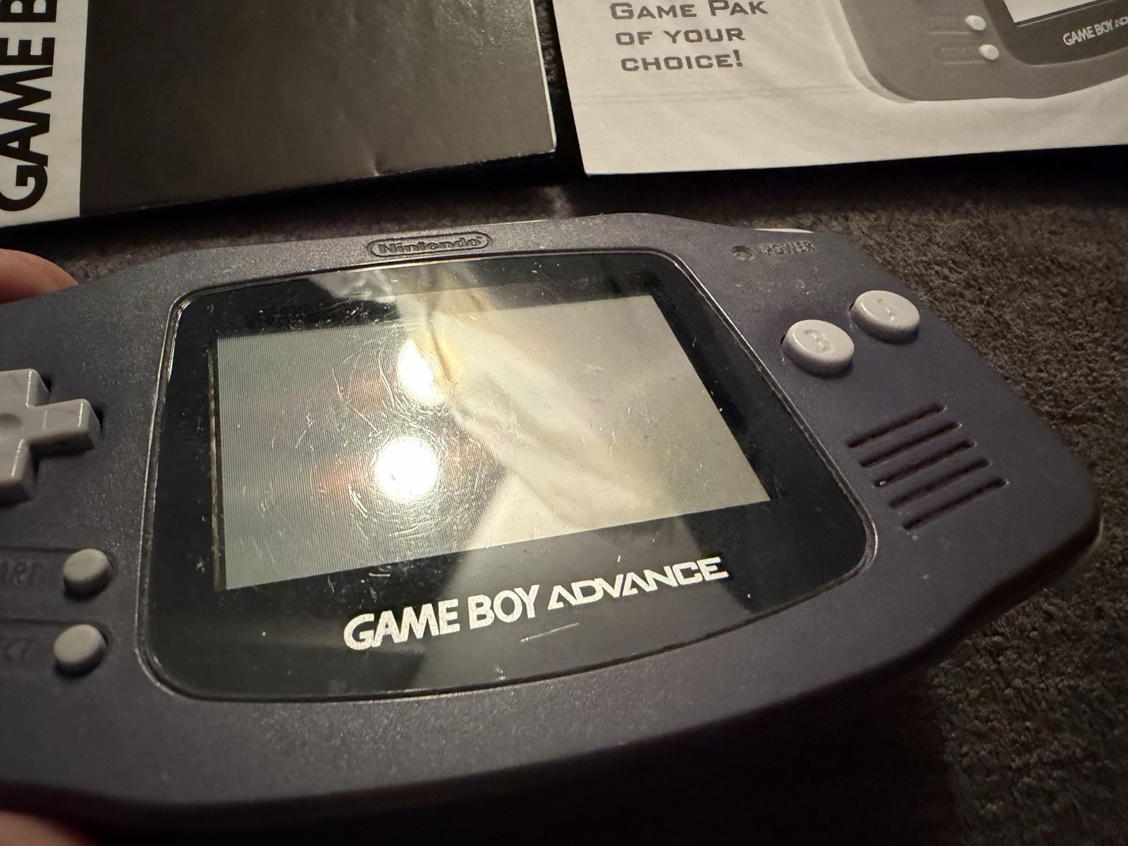 Nintendo Game Boy Advance Handheld System – Indigo CIB Boxed