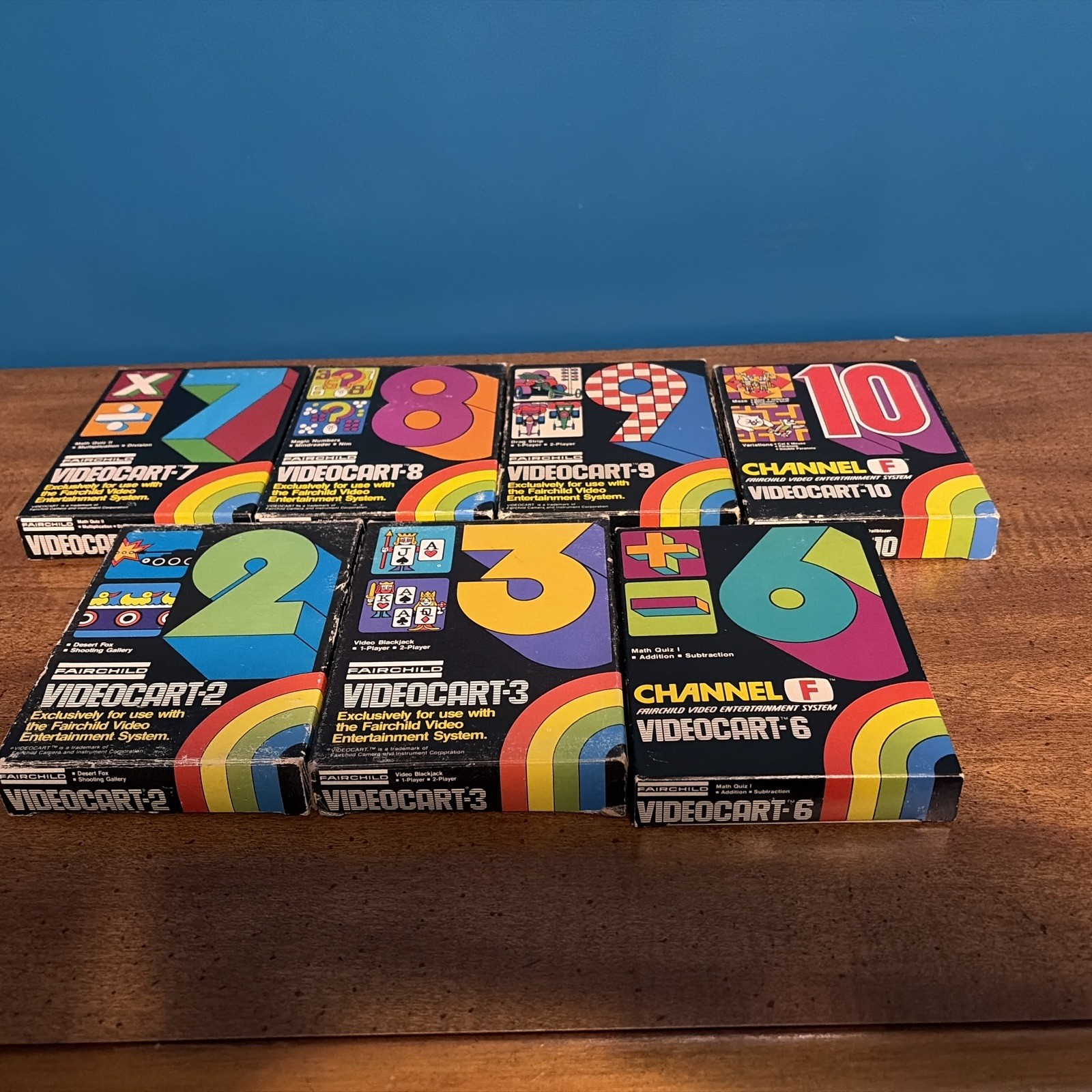 VTG Fairchild Channel F Video Entertainment System-15Cart Games Tested & Works