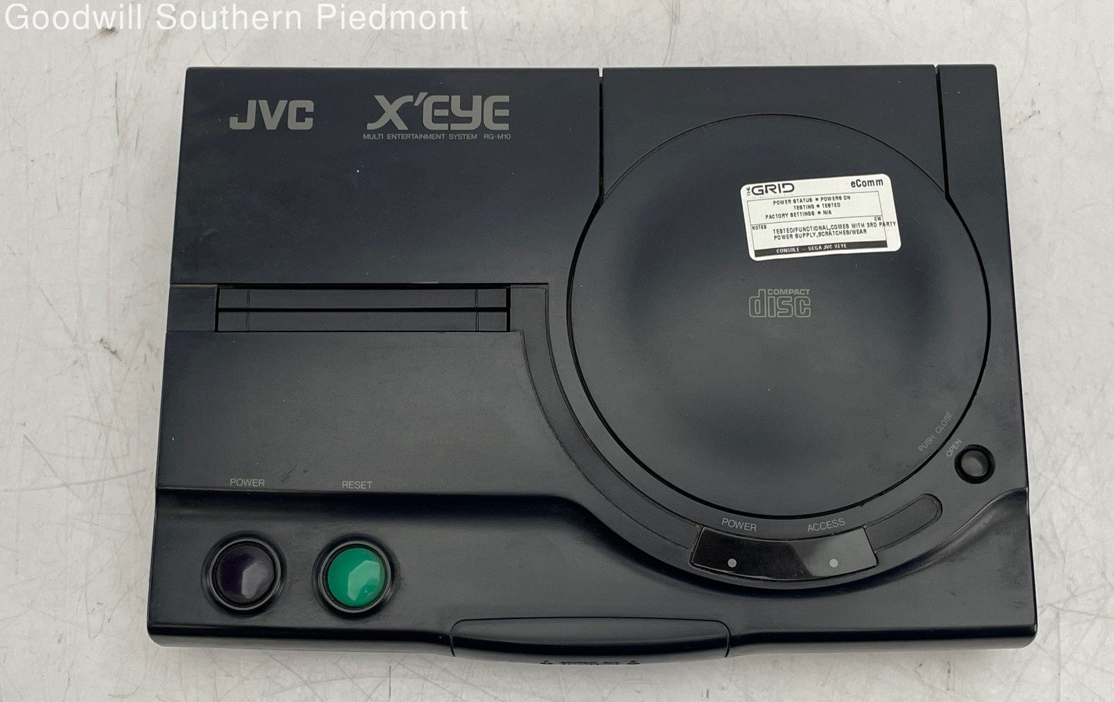 JVC X’Eye Sega Genesis CD Hybrid Console with Controller – Tested