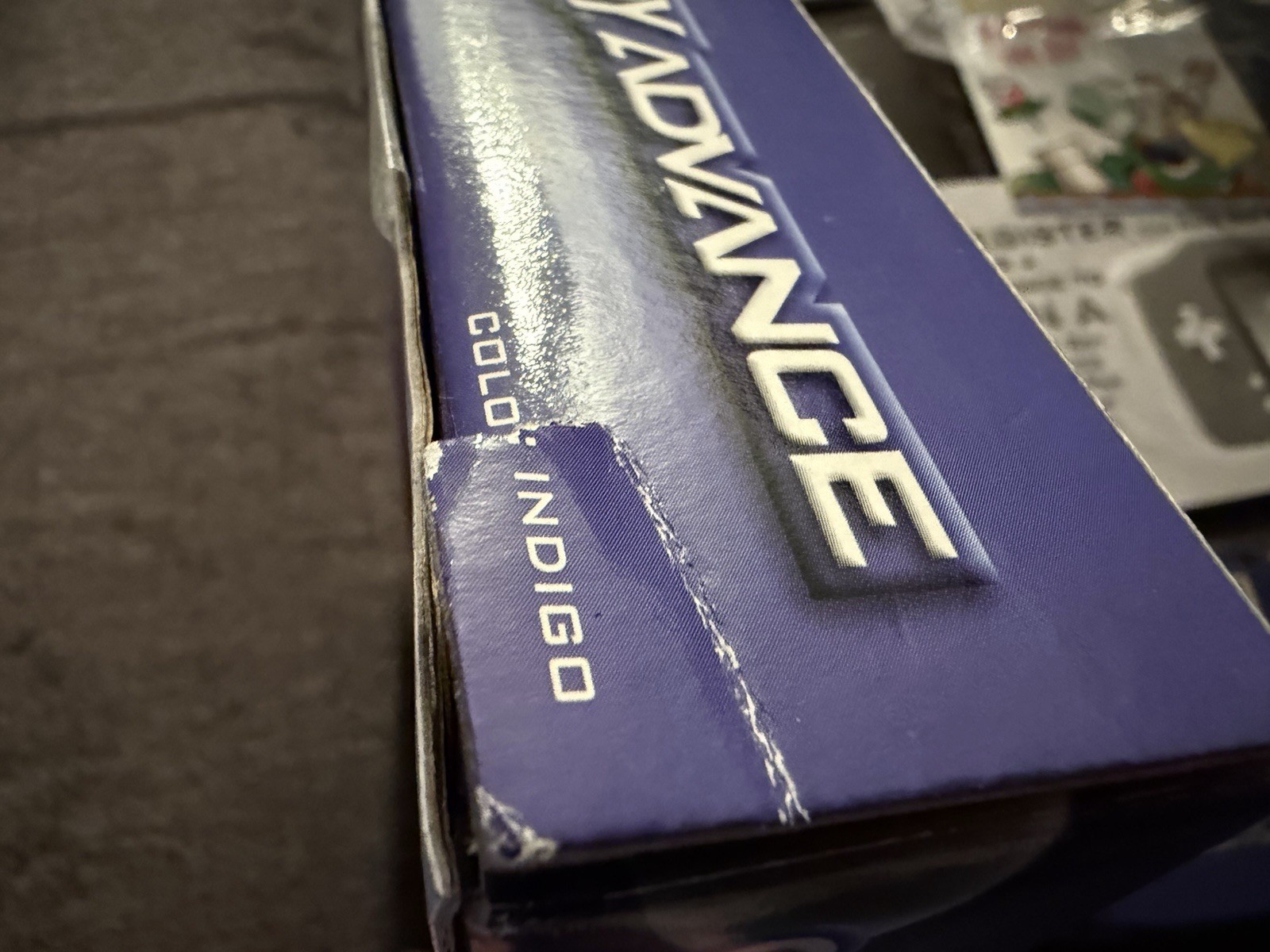 Nintendo Game Boy Advance Handheld System – Indigo CIB Boxed